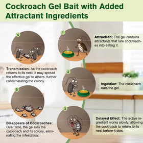 FLODTEEK bait-application-setup demonstrates simple, mess-free placement with double-sided tape.