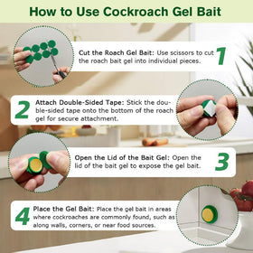FLODTEEK gel-bait-kitchen-area shows effective coverage on high-traffic surfaces.