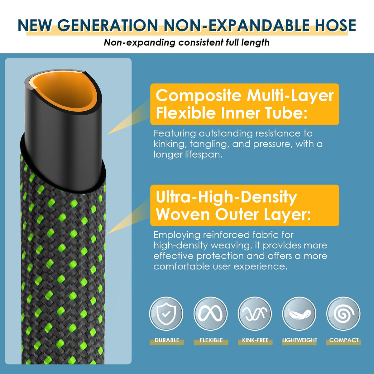 FLOERXIS reinforced inner tube ensures durability and flexibility.