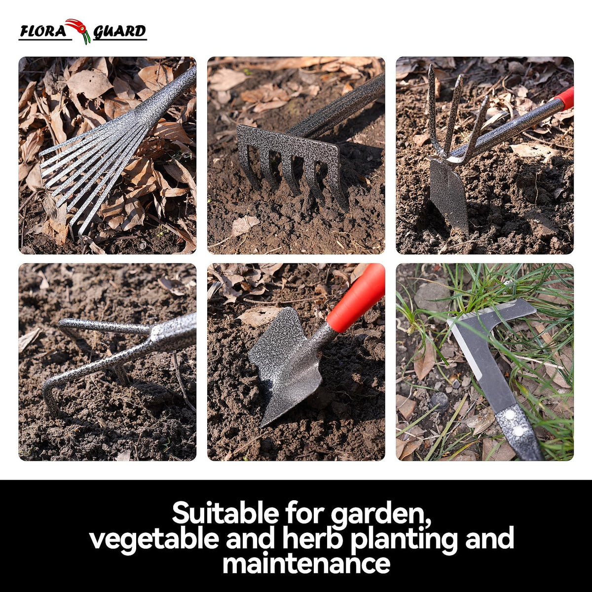 FLORA GUARD crack weeder targeting narrow gaps and edges.
