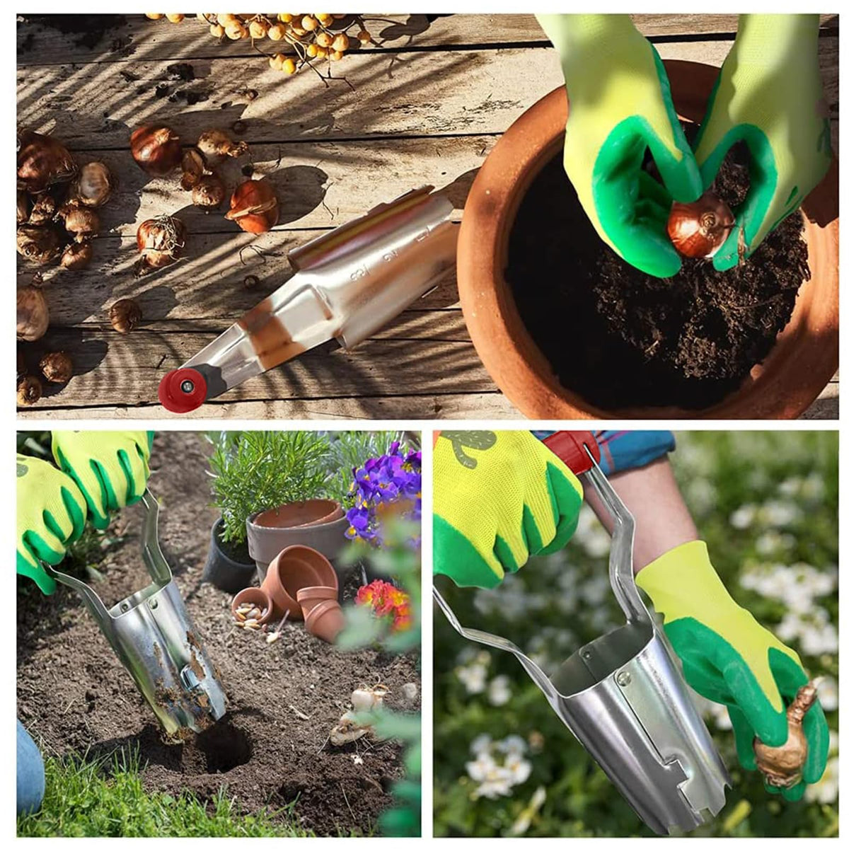 Supports common bulb beds with a 3.2 inch diameter and 4 inch depth.