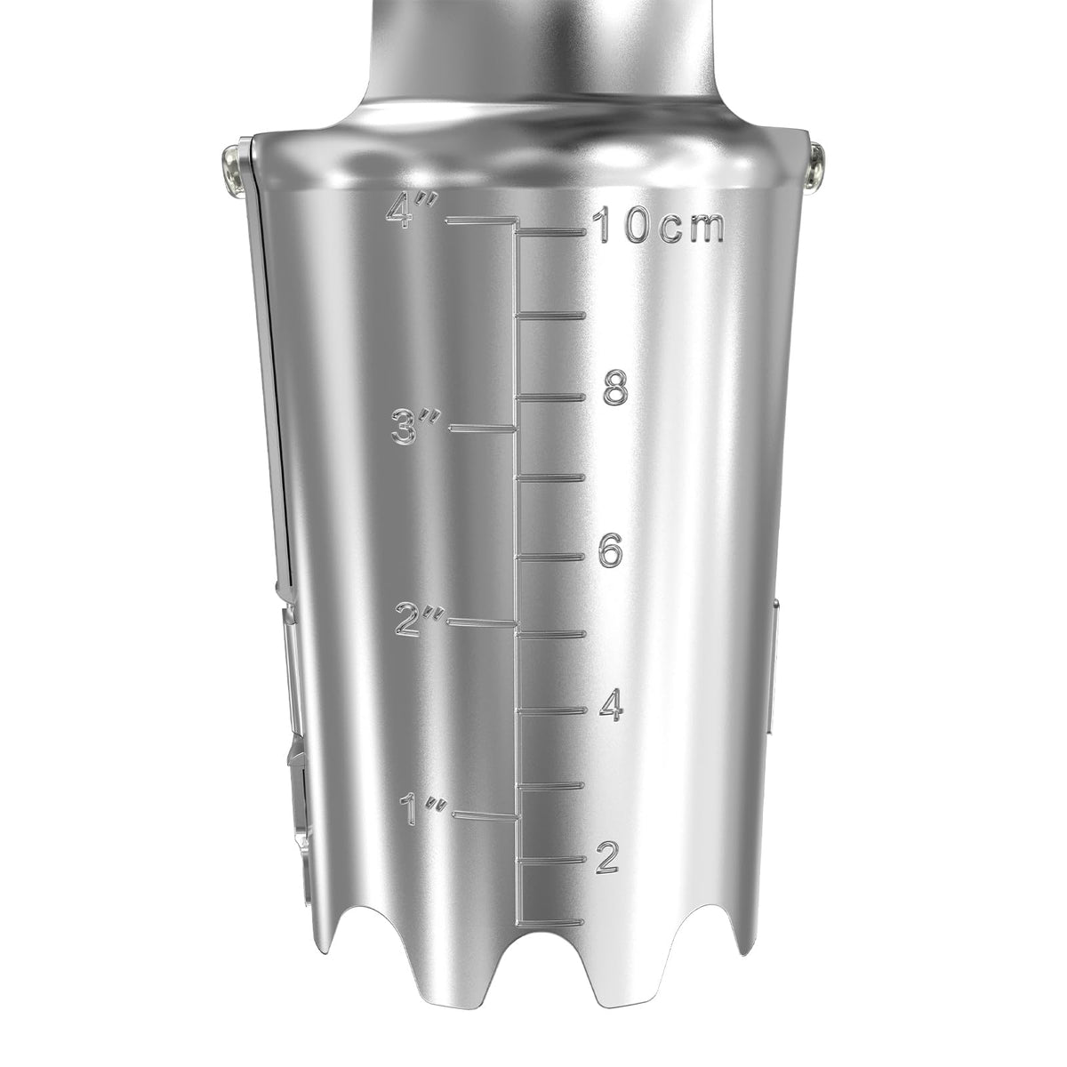 Gear bottom design eases insertion into soil for efficient planting.