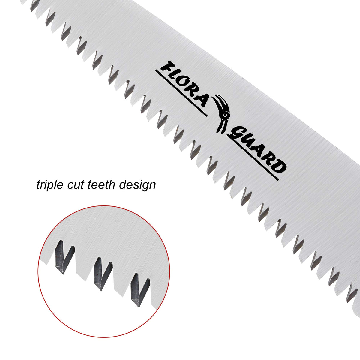 FLORA GUARD folding lock keeps the blade secure