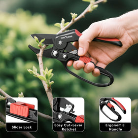 FLORA GUARD 7/8-inch capacity enables pruning roses and hedges