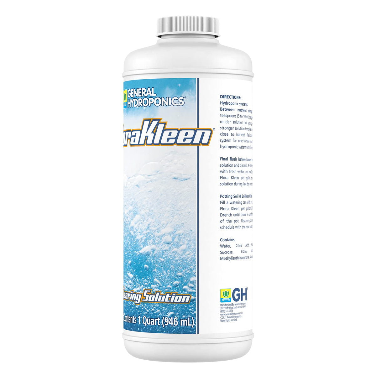FloraKleen harvest prep flush helps maturation with less plant stress.