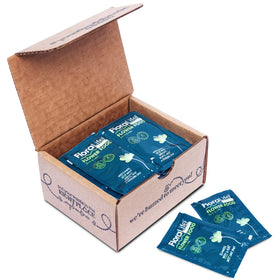 FloraLife fresh-cut flower food sachet close-up feeding blooms and extending vase life