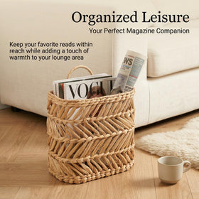 Floramill Hanging Basket multi-use entryway organizer for mail magazines