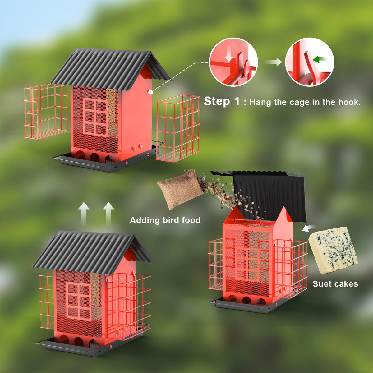 FlowaFoli bird feeder makes a thoughtful gift for any bird lover.