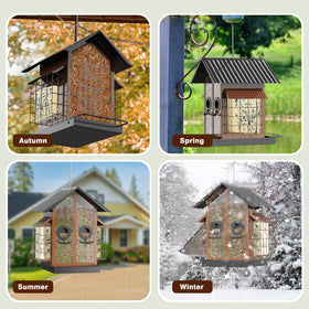 FlowaFoli bird feeder lift lid for easy filling and refills