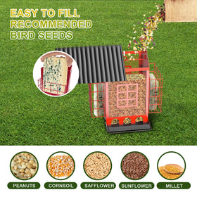 FlowaFoli removable roof allows easy refilling and cleaning.