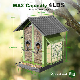 FlowaFoli easy-clean design keeps your garden feeder neat.