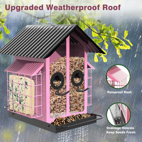 FlowaFoli lift-lid design allows easy refilling without disturbing resting birds