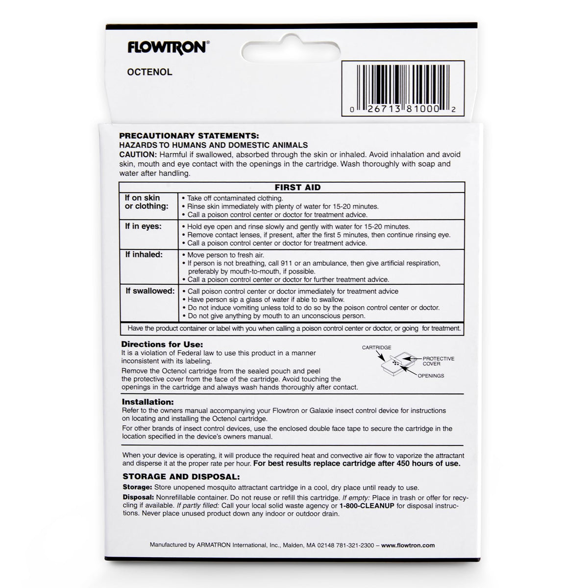Flowtron BK-40 compatibility graphic indicates 1 acre reach.