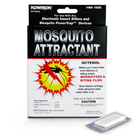 Flowtron MA-1000 octenol cartridge for outdoor mosquito attraction and extended wear