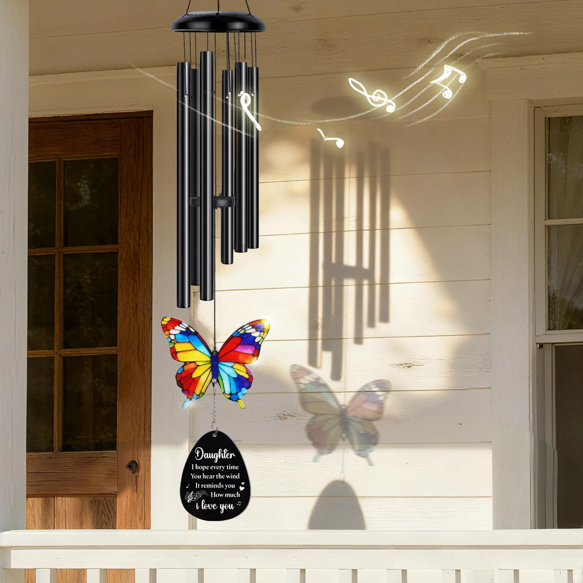 Flpoxzd gift-ready wind chime perfect for Mother's Day, birthdays, graduations, or weddings.