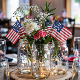 FLUUZE Memorial Day and July 4th decor flag for festive spaces