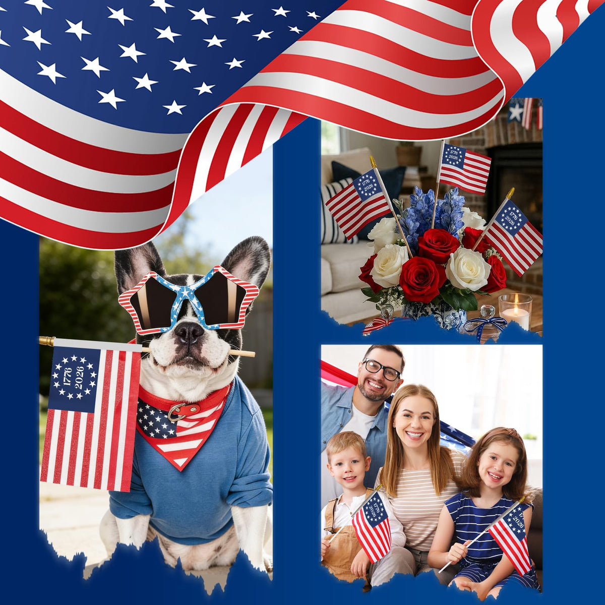 FLUUZE vibrant polyester flag emphasizes colorfast, waterproof design