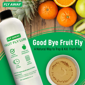 Fly Away Liquid Lure proudly made in the USA packaging close-up