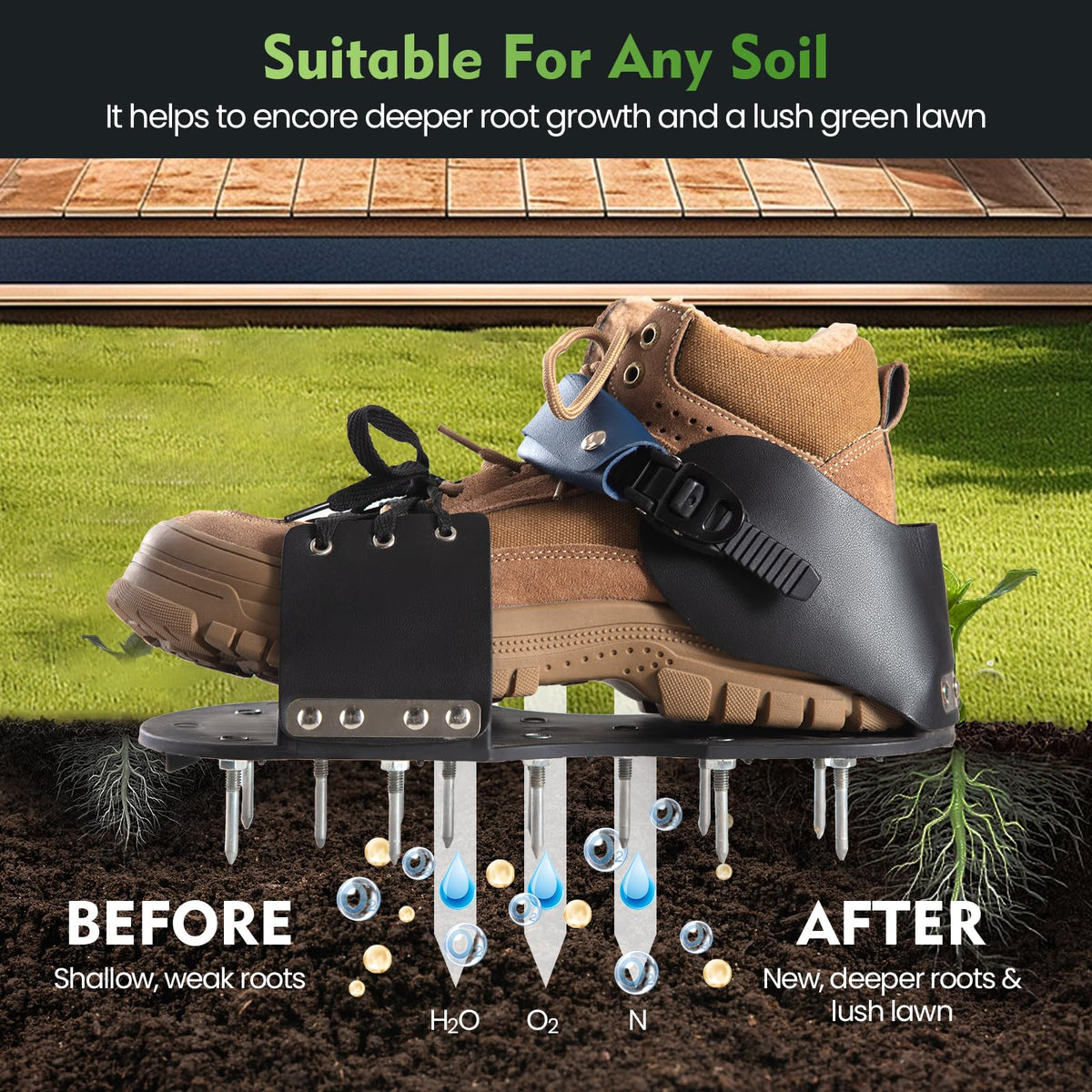 Flying Ideas Aerator Shoes ankle protection detail with soft leather wrap