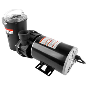 Flynsu 1.5 HP motor close-up illustrating efficient water circulation