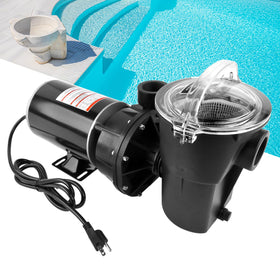Flynsu replacement pool pump front view showing compact design for easy installation