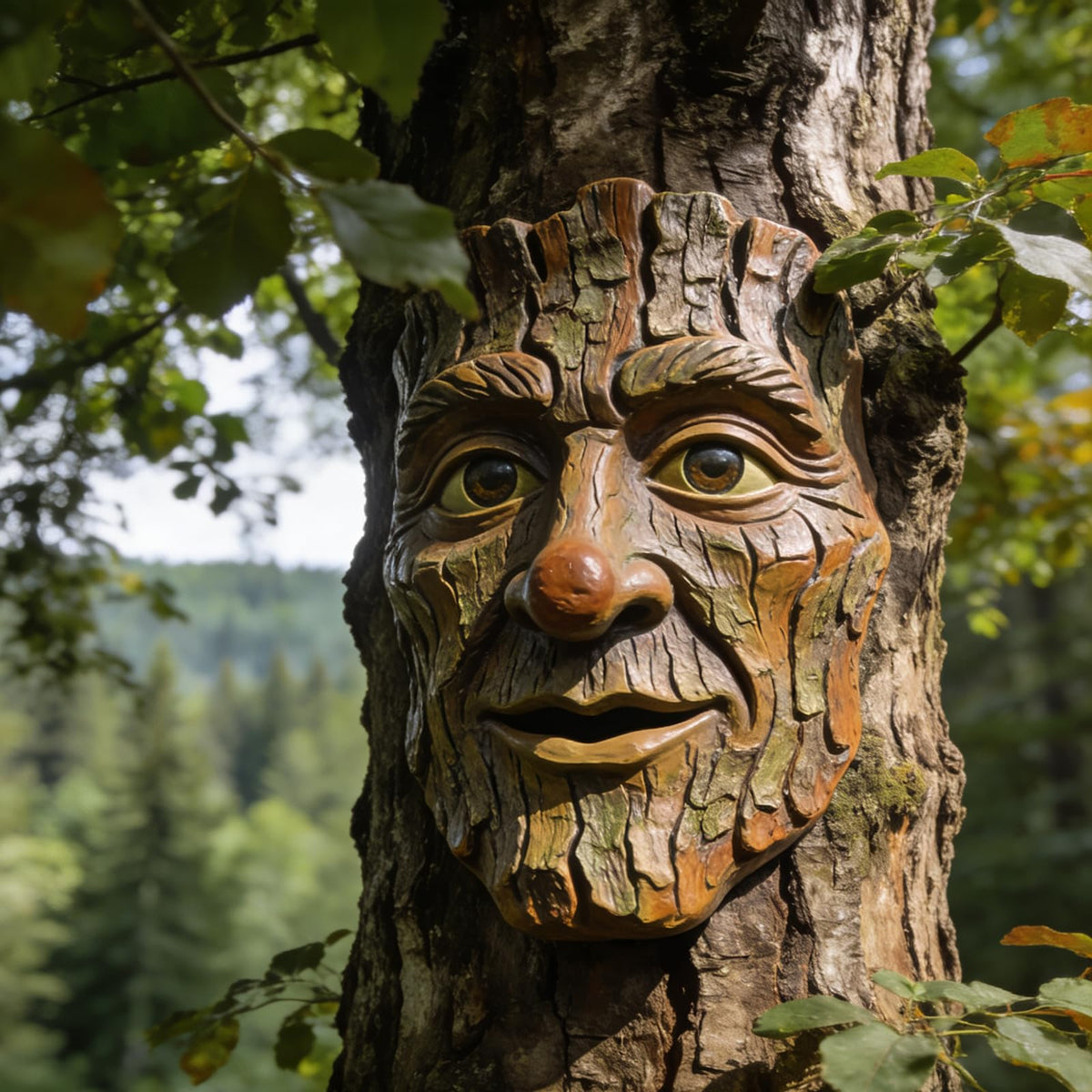 FmnyYaid wallmounted tree face decor delivers quirky personality indoors.