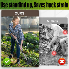 FmnyYaid wide-area weed removal edge for fast surface clearing.