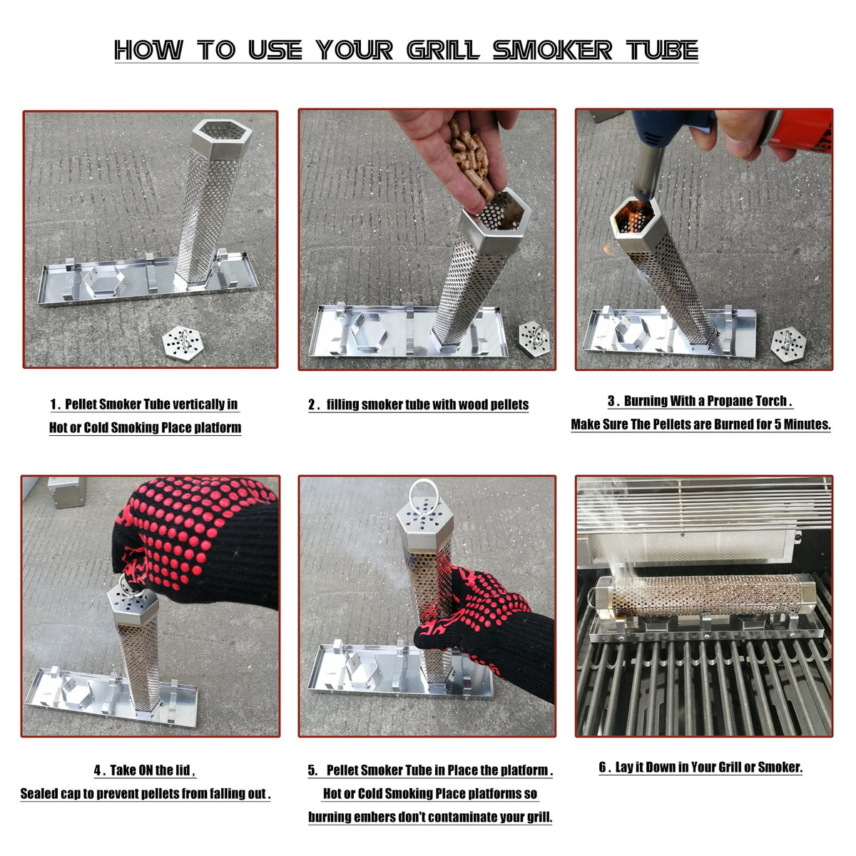 FMOON 5-hour smoke capacity allows extended smoking sessions with various woods.