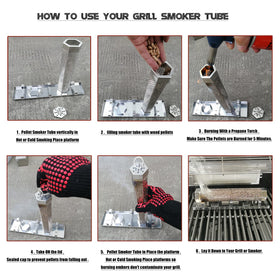 FMOON 5-hour smoke capacity allows extended smoking sessions with various woods.