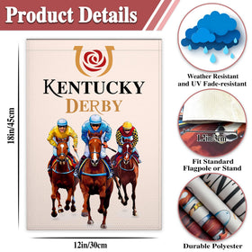 Fnaners 3-layer fabric flag stays bright with durable printing.