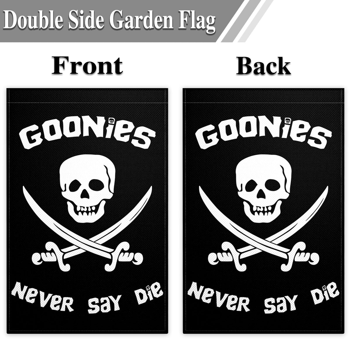 Fnaners double-sided flag design ensures consistent visuals from all angles