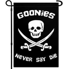 Fnaners Never Say Die flag double-sided visibility for yard and porch display