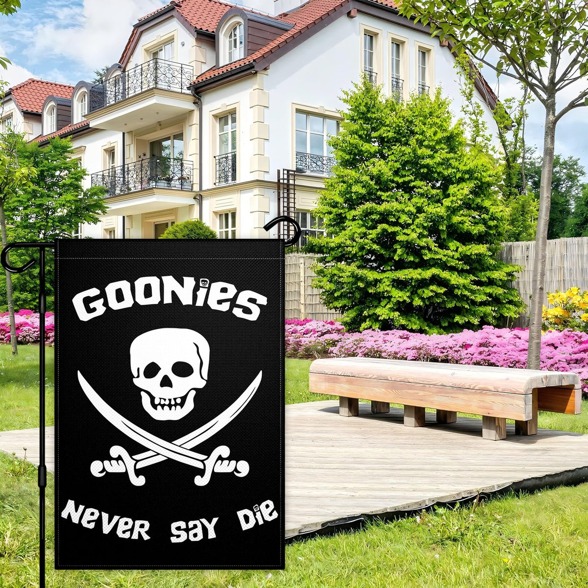 Fnaners silk-screen printed flag with bright colors for durable outdoor use