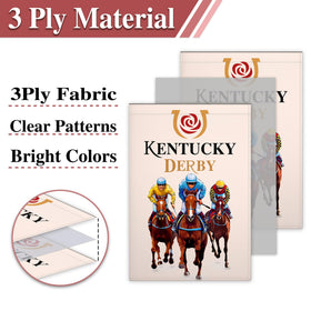 Fnaners ultraviolet fade-resistant flag maintains color in sunlit spaces.