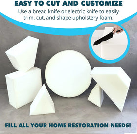 Foamma cushion foam replacement supports long-term seating comfort.