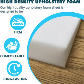 Foamma custom-cut foam service adapts to any couch or chair shape.