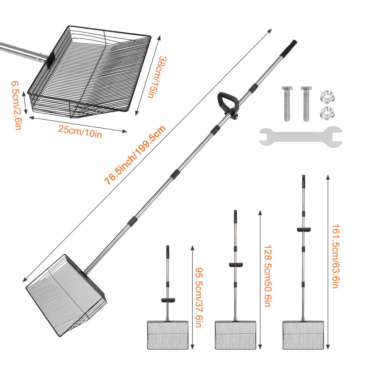 Foandbevi rust-resistant stainless steel construction resists daily wear.
