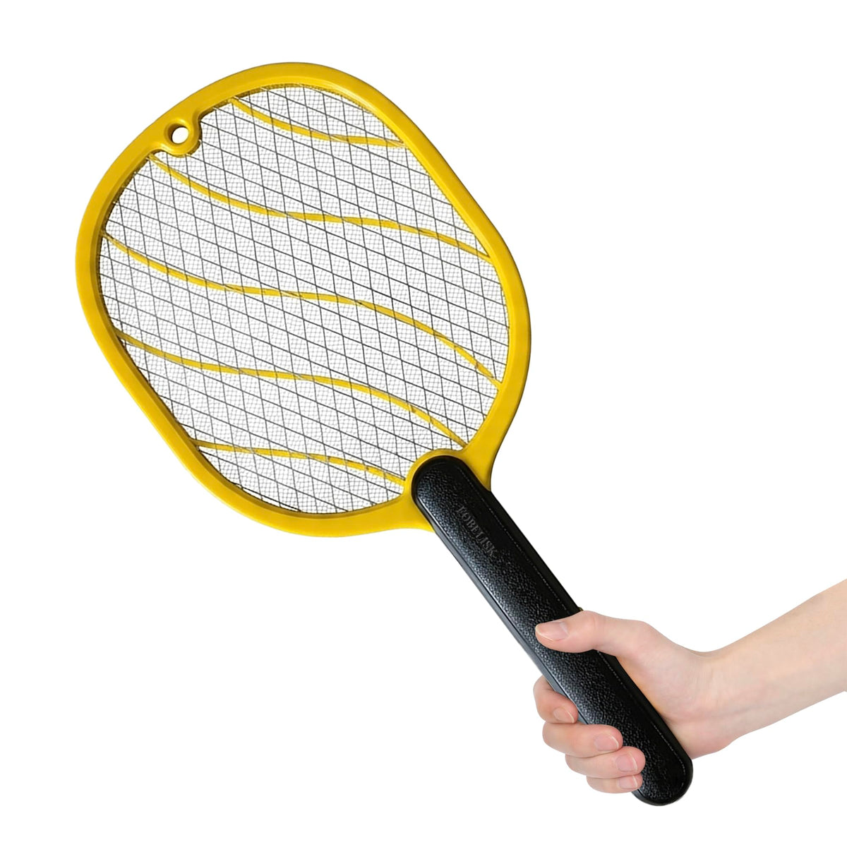 FOBELISK Electric Fly Swatter features a 3-layer mesh for safe operation.