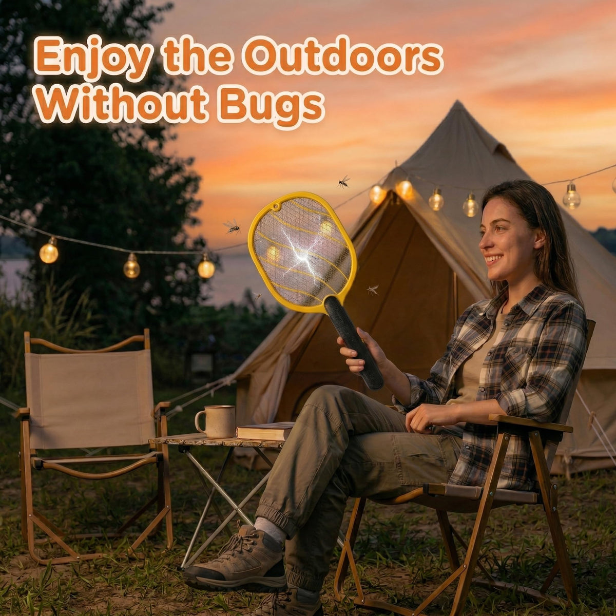 FOBELISK Durable yellow ABS frame emphasizes sturdy construction.