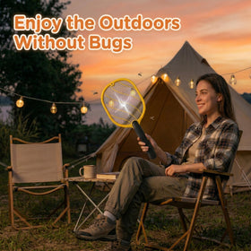 FOBELISK Durable yellow ABS frame emphasizes sturdy construction.