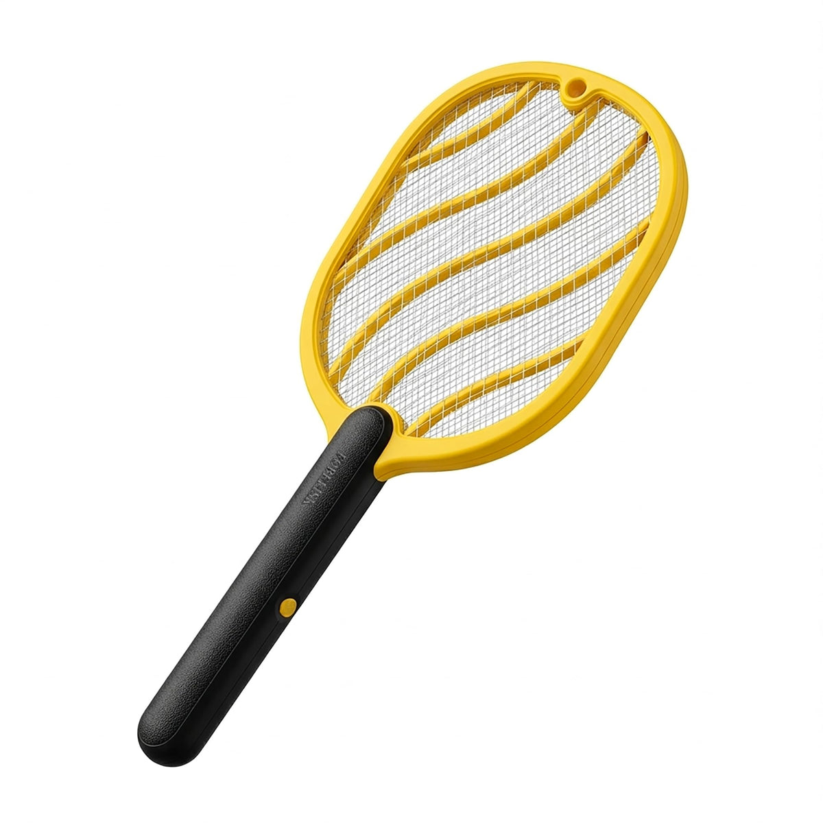 FOBELISK Fly Swatter side grip showcases ergonomic non-slip handle.