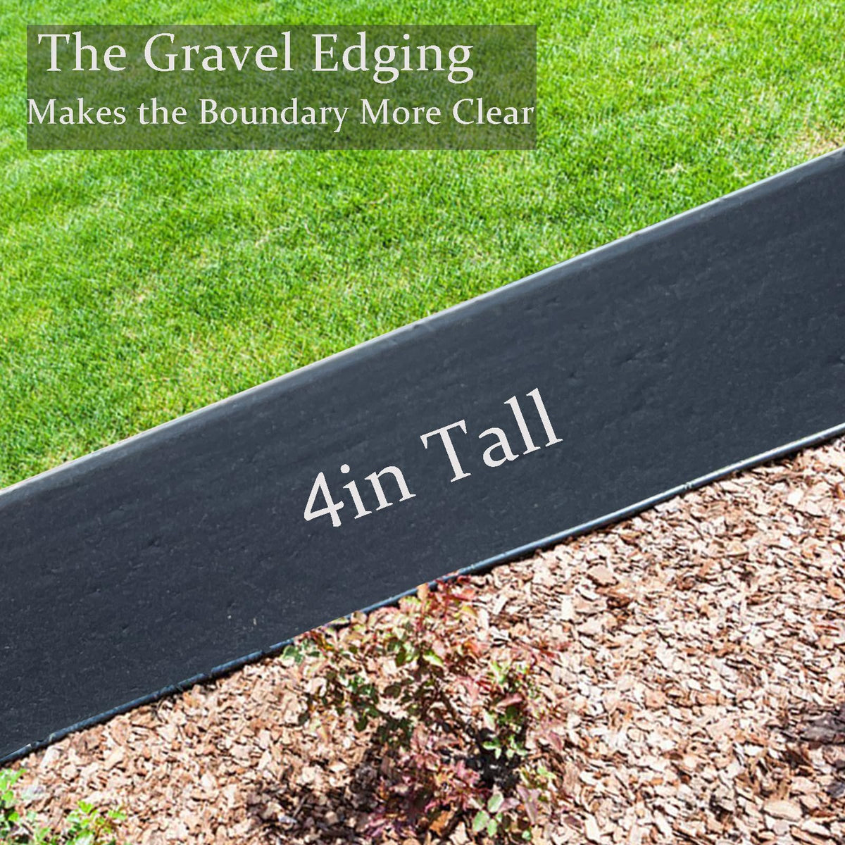 Focefec garden edging 4in tall defines lawn edges