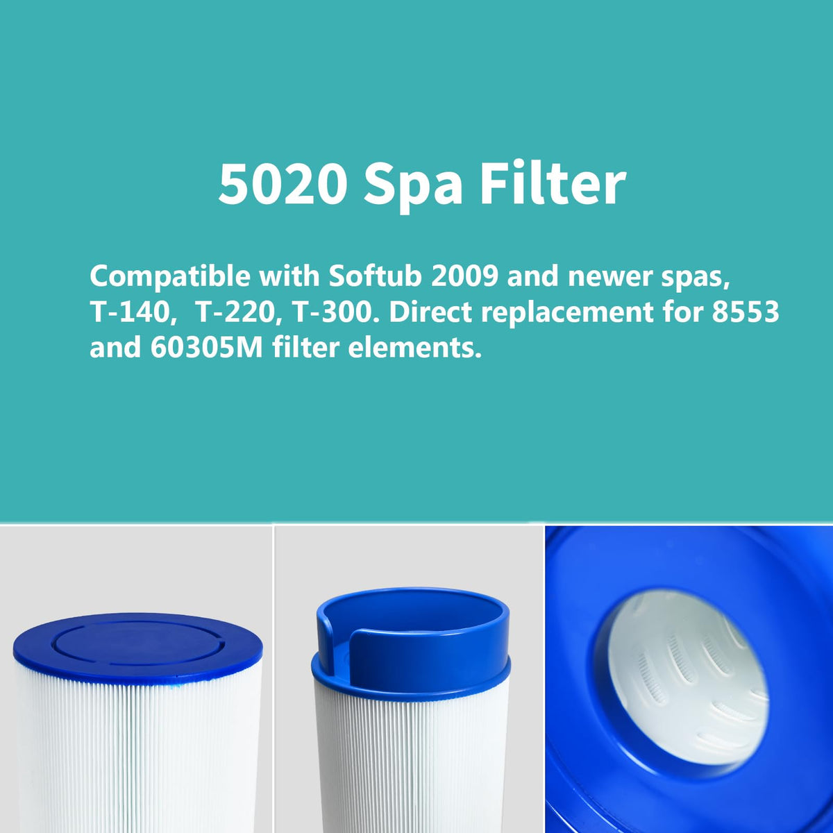 FODACEL 5020 bottom flange 5-5inch enables 5.5 inch drain cap compatibility.
