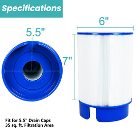 FODACEL 5020 paper width 7inch supports large filtration area.