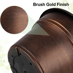 Fodetyff 4-pack copper planters for windowsills or desks