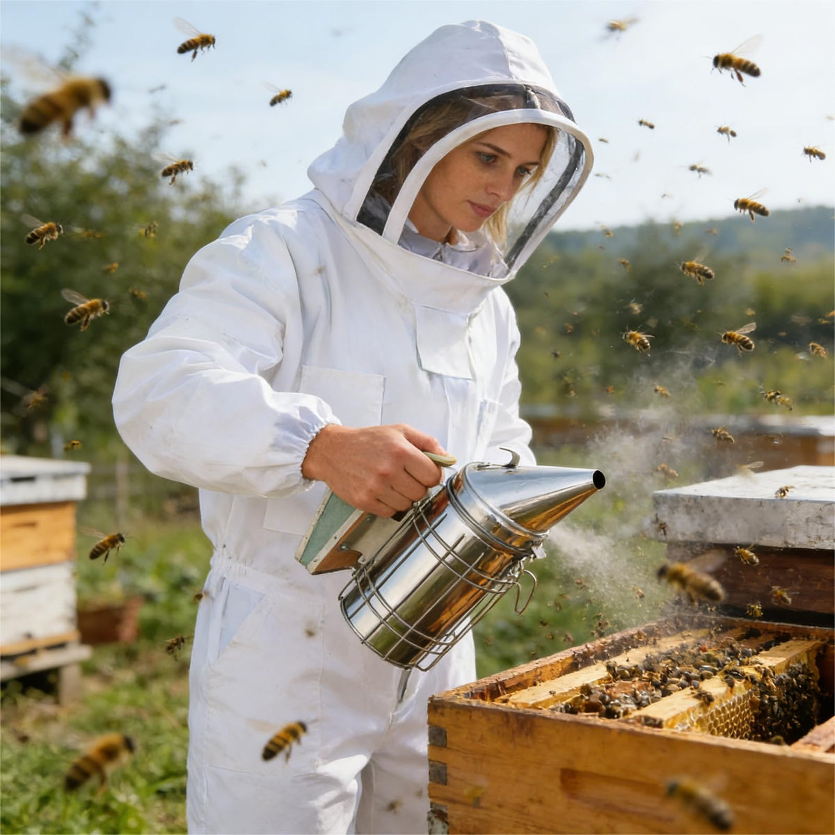 Queen bee catcher included in the FodManTakin starter kit