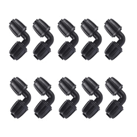 fogwowo 1/2-inch elbow barbed connector for drip tubing, leak-free garden connections.