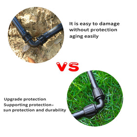 fogwowo durable drip system elbow connection for long-term use.