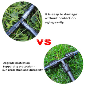 FOGWOWO irrigation fittings kit enables quick setup in gardens and patios