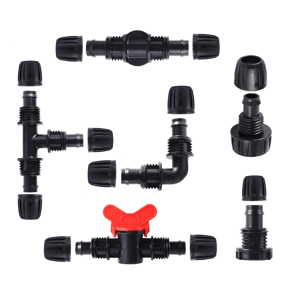 FOGWOWO US-standard adapters enable seamless connection to common faucets.